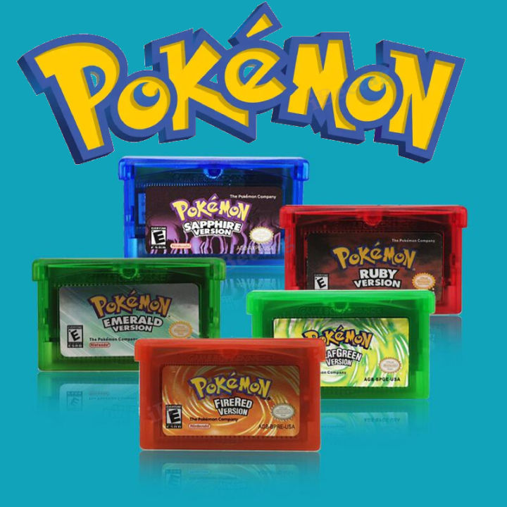 Pokemon Series GBA Game 32-Bit Video Game Cartridge Console Card