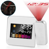 Alarm Clock with Projection, LED Digital Projection Alarm Clock USB Rechargeable Alarm Clock