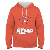 Finding Nemo-Sudadera con capucha para hombre y mujer, ropa de calle informal con estampado de dibujos animados en 3D de Disney, para primavera y otoño