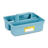 Penco Storage Caddy Light Blue / กล่องจัดระเบียบสิ่งของแบบมีหูหิ้ว สีฟ้า แบรนด์ Penco จากประเทศญี่ปุ่น (HEB028-LBL)