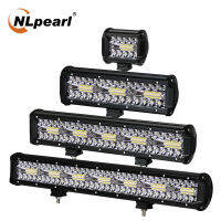 NLpearl ขับรถ Combo ไฟ LED บาร์4-20นิ้วจุดโคมไฟฟลัดไลท์12V 24V โคมไฟ LED สำหรับรถกระบะรถบรรทุก Suv 4X4 Atv ไฟ LED ทำงาน