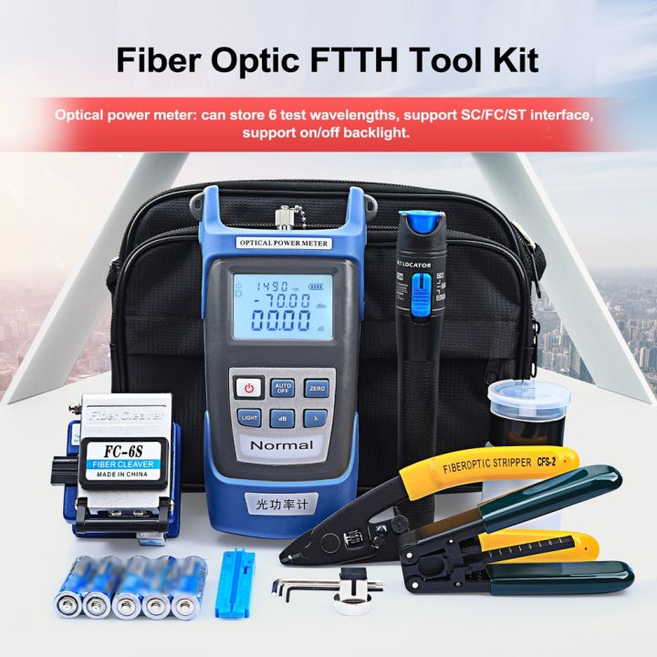 fiber-optic-ftth-tool-kit-optical-power-meter-fiber-cleaver-wire-stripper-optical-fiber-cold-connection-tools-set-storage-bag