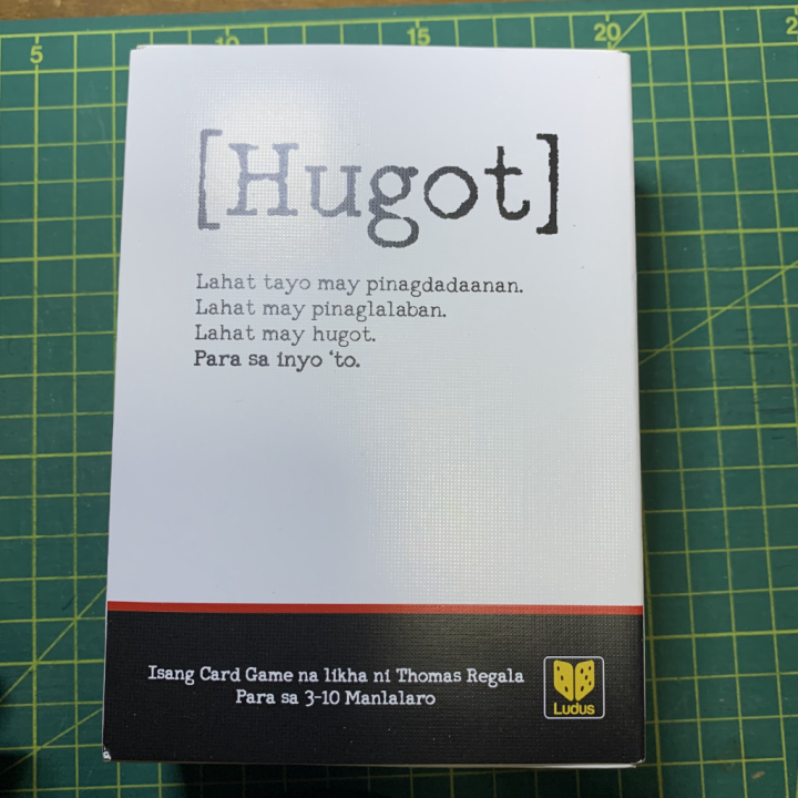 Hugot card game by Thomas Regala, TEGR, Ludus Distributors Lazada PH
