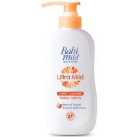 [Limited Deal] Free delivery จัดส่งฟรี Babi Mild Ultra Mild Sweet Almond Baby Lotion 400ml. Cash on delivery เก็บเงินปลายทาง