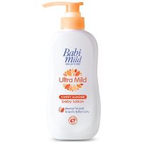 [Hot Deal] Free delivery จัดส่งฟรี Babi Mild Ultra Mild Sweet Almond Baby Lotion 400ml. Cash on delivery เก็บเงินปลายทาง