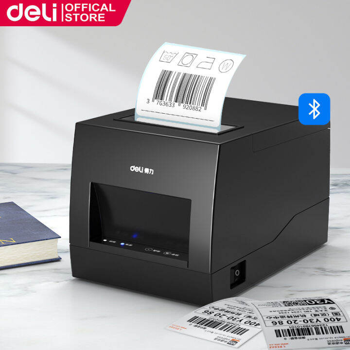 Deli Bluetooth Printer Thermal Label Printer Shipping Label Sticker