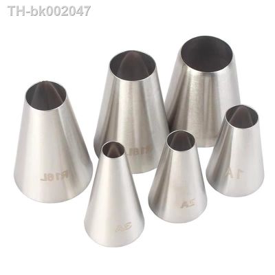 ♟∈◕ Promotion Multi-size Large Size Round Piping Nozzle Cake Cream Pastry Tools Stainless Steel Icing Tips For Cupcake Decorating