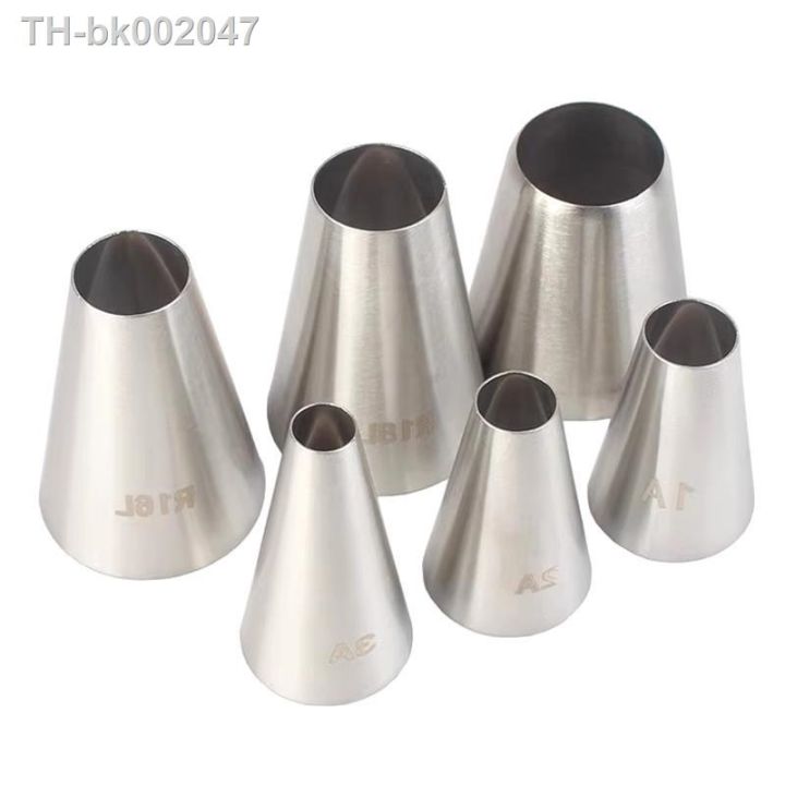 promotion-multi-size-large-size-round-piping-nozzle-cake-cream-pastry-tools-stainless-steel-icing-tips-for-cupcake-decorating