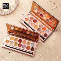 อายแชโดว์ 14สี  mackandy eyeshadow MK050( แบบใหม่/ของแท้)