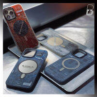 Youngkit เคสโทรศัพท์ IPhone13 14 Pro Max Magsafe ที่ครอบวงจรการชาร์จไร้สายแม่เหล็กเคสสมาร์ทโฟนแฟชั่นกันตก