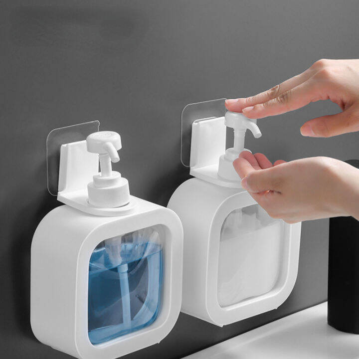 300ml 500ml Clear Plastic Pump Bottles Kitchen Liquid Soap Dispenser Hand Sanitizer Shower Empty