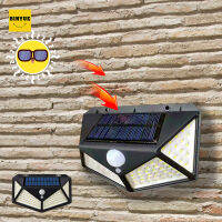 BINYUE SH-100 โคมไฟติดผนัง ไฟถนนโซล่าเซลล์ ไฟติดสวน ไฟเซ็นเซอร์ กันน้ำกลางแจ้ง solar light