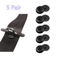 Car Parts Black Plastic Car Safety Seat Belt Stopper Spacing Limit Buckle Clip Retainer Seatbelt Stop Button Car Accessories