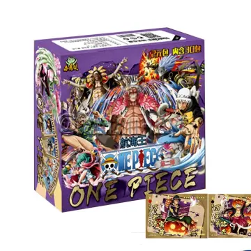 A Case New One Piece Cards Full Set s Anime Character Collection Luffy  Roronoa Sanji Nami Paper Card Letters Game Playing Cards