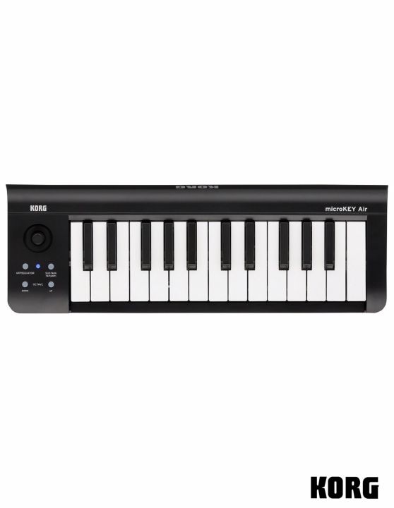 korg-microkey-air-25-คีย์บอร์ดใบ้-25-คีย์-ต่อบลูทูธได้-midi-keyboard-controller-แถมฟรีสาย-usb-amp-ชุดโปรแกรมตัดต่อเสียง