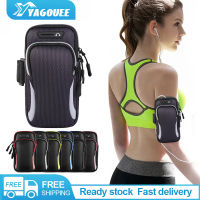 Waterproof Sports Arm Band Phone Arm Bands Arm Bag Cell Phone Holder Case Arm Band Strap With Zipper Pouch Mobile Exercise Running Workout For Samsung