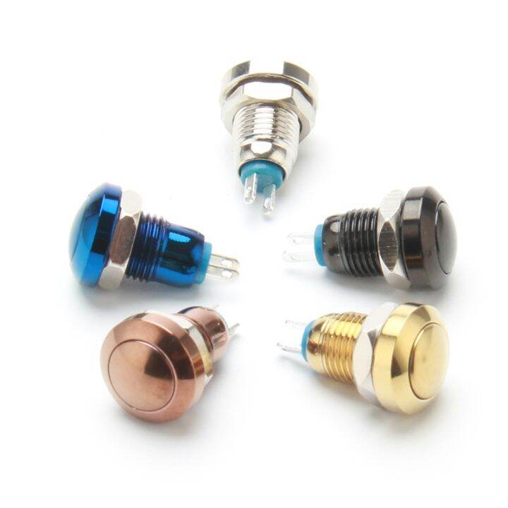 dt-hot-colored-8mm-panel-hole-metal-button-switch-6v-12v-24v-3v-220v-momentary-self-reset-power