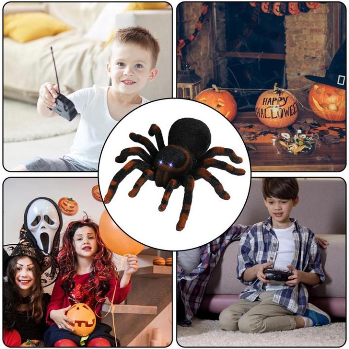remote-control-spider-glowing-eyes-remote-control-toy-for-kids-toy-fun-with-realistic-movements-for-pranks-birthday-party-and-halloween-decorations-fashionable