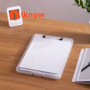 I know Office Home Organizer Bins A4 Storage Box Document Paper Filling