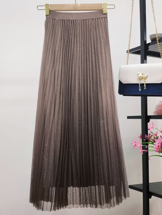 cc-qooth-gradient-color-mesh-length-pleated-skirt-waist-a-line-qt1785