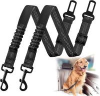 Dog Car Seat Belt Elastic Adjustible leash belt for Pet car travel dog cat Safety Rope Pet Travel Essentials Accessories Collars