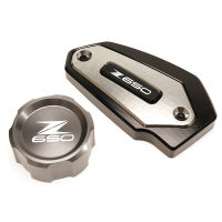 ด้านหน้าและด้านหลังของ CNC ฝาครอบถังน้ำมัน Master สำหรับ Kawasaki Z650 Z 650 2017-2020 2019 2018