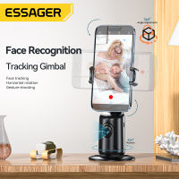 Essager ติดตามใบหน้าอัตโนมัติขาตั้งกล้อง360 ° หมุน AI ยิงสมาร์ทที่วางศัพท์สำหรับสด Vlog สตรีมมิ่งวิดีโอ S Elfie ติด G Imbal