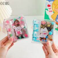 Cute Korean Photocard Holder Transparent PVC Mini Albums Storage Collect Book Name Card Book Portable Photocard ID Holder