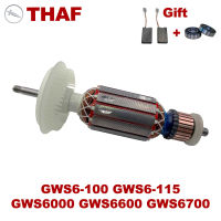 AC220V-240V Armature Rotor Anchor Stator เปลี่ยน เครื่องบดมุม GWS6-100 GWS6-115 GWS6-125 GWS6000 GWS6700