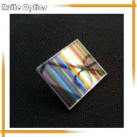 10PCS 33x29x2mm Defective Rectangle Optical Glass Dichroic Color Prism Decoration Color Research