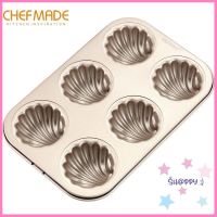 CHEFMADE พิมพ์มาเดอลีน พิมพ์หอย Madeleine cake mold 6 Cavity Non-Stick WK9113 โปรโมชั่นพิเศษ