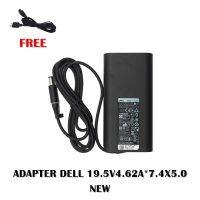 ADAPTER DELL 19.5V4.62A*7.4X5.0 NEW  / สายชาร์จโน๊ตบุ๊ค เดล + แถมสายไฟ