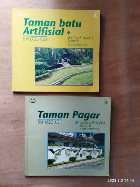 Buku Desain TAMAN PAGAR & BATU ARTIFISIAL. Paketan 2 buku | Lazada