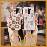 simple couple Phone Case For Xiaomi Redmi 9/Redmi9 Prime/Poco M2 Cartoon Mens and Womens protective trend cartoon