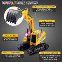 RC ของเล่นก่อสร้าง124 Scale รีโมทคอนล Digger Excavator สำหรับเด็ก Boy Girl