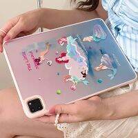 เจ้าหญิงดิสนีย์แอเรียลพร้อมสว่านสำหรับ Ipad 10.9อากาศ11เคส2021มินิ6ป้องกันซิลิโคนแอร์10.2 Ipad 4 Pro