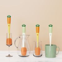 【CW】 3-in-1 Cup Washing Carrot Bottle Cleaning Handle Drink Wineglass Glass