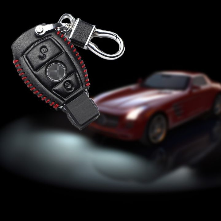 เหมาะสำหรับ-mercedes-benz-เคสกุญแจรถยนต์-mercedes-benz-smart-2-key-เคสกุญแจรถยนต์หนังเคสป้องกันรีโมทคอนโทรล