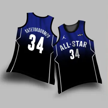 2023 NBA ALL-STAR GAME NBA CUT JERSEY YELLOW / RED, LEBRON VS GIANNIS FULL  SUBLIMATION JERSEY