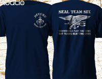 ใหม่หน่วยซีลกองทัพเรือ6 6 Devgru เงินฝูงบิน Navy สีดำ T เสื้อ S-3XL 2021คุณภาพสูงแบรนด์ T เสื้อสบายๆแขนสั้น O-คอแฟชั่นพิมพ์ฝ้าย100% ฤดูร้อนใหม่เสื้อ Roun