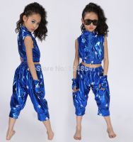 2020 Jazz Dance Boy And Girls Stage Dance Clothing Set Child Kids Hip Hop Performance Short Pants Jazz Dance Costumes