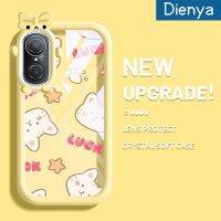 เคส Dienya สำหรับ Huawei Nova 9 SE เคสการ์ตูนน่ารักรูปดาวและแมวสีสันสดใสกันกระแทกเคสโทรศัพท์โปร่งใสสร้างสรรค์ปลอกซิลิโคนป้องกันเลนส์กล้องสัตว์ประหลาดที่น่ารัก