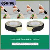 ◐◇☇ Black High Temperature Resistance Insulation Flame Retardant Insulation Tape Not Easy To Break Acetic Acid Cloth Hardware 1pcs