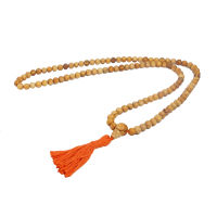 NATURAL EFE | JAPA MALA KNOTTED HANDMADE PALO SANTO WOOD | สร้อยคอลูกปัด ไม้หอม พาโล ซานโต