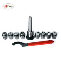 ER25 Spring Clamps 8PCS MT2 3 4 ER25 M12 1PCS ER25 ประแจ 1PCS Collet Chuck Morse Holder Cone สําหรับ CNC Milling Lathe เครื่องมือ