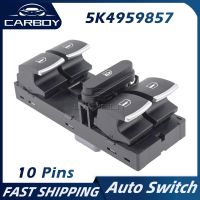 5K4959857 Power Window Switch For VW Jetta Passat Eos Golf Tiguan Touran Driver Passenger Side 5K0959857 3C8959857 Window Lock