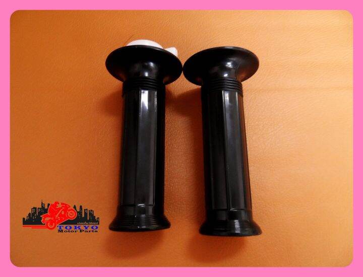 yamaha-rxz-handle-grip-rubber-black-with-throttle-filling-ปลอกมือ-ปลอกแฮนด์-สีดำ-พร้อม-ไส้เร่ง-สินค้าคุณภาพดี