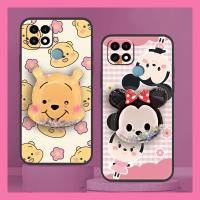 cartoon Anti-knock Phone Case For OPPO A15 4G/A15S/A35 2021 Anti-dust protective Durable Silicone armor case drift sand