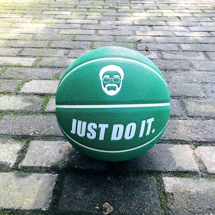 7-บุคลิกภาพเออร์วิง-บาสเกตบอลลุงดรูว์-just-do-it-ความชื้น-pu-บาสเก็ตบอลบ้านสีเขียวหนังนิ่ม