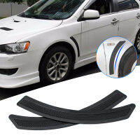 Universal รถประตู Fender Flare Arch สติกเกอร์ Fender Vents Protector สำหรับ Mitsubishi Lancer EVO 2008 2009 10 11-2015สปอยเลอร์